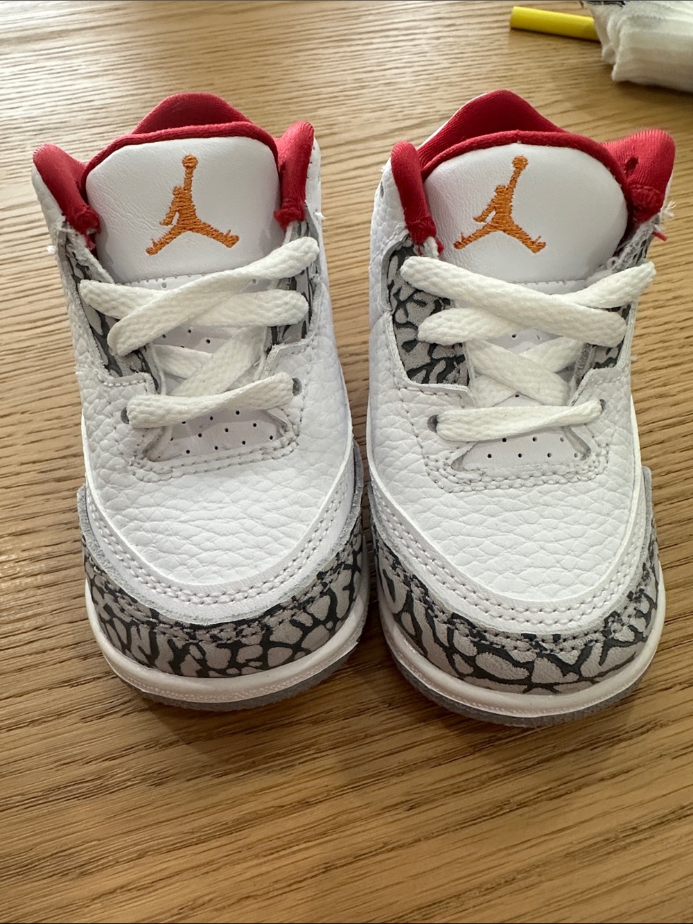 Toddler Jordan Fire Red 3. Size 4C. NEVER WORN